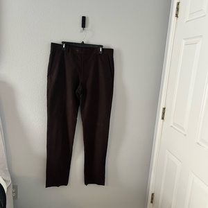 Stafford Signature Corduroy Slim Fit Pants; Size 36x34